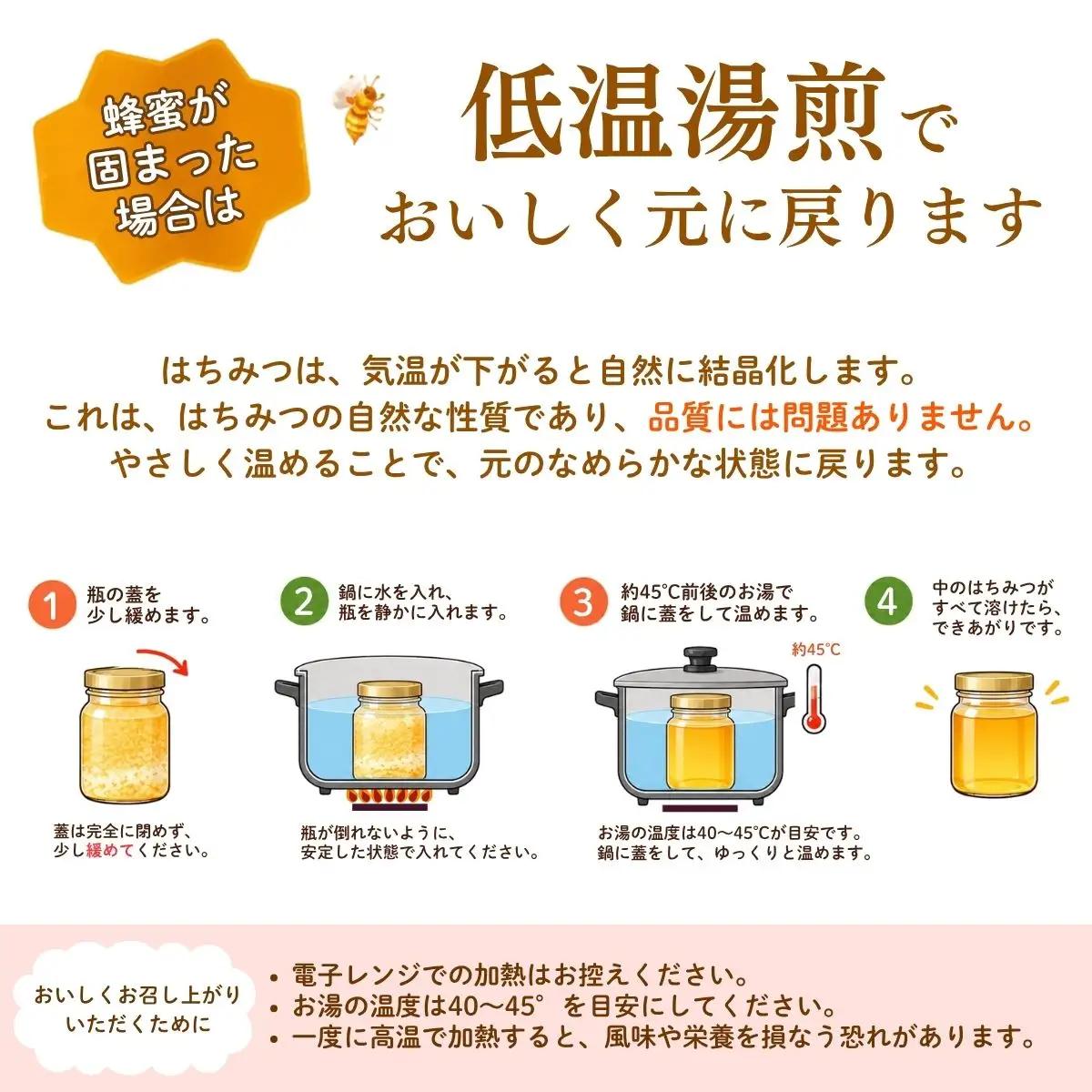国産 天然 はちみつ いいやま花めぐり 300g 3瓶セット 《百花蜜・菜の花蜜・アカシア蜜》 芳川養蜂場