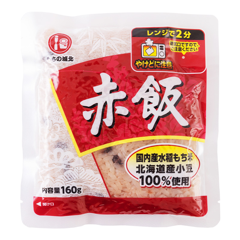 【城北麺工】おいしい赤飯 160g×18個入 FZ25-187