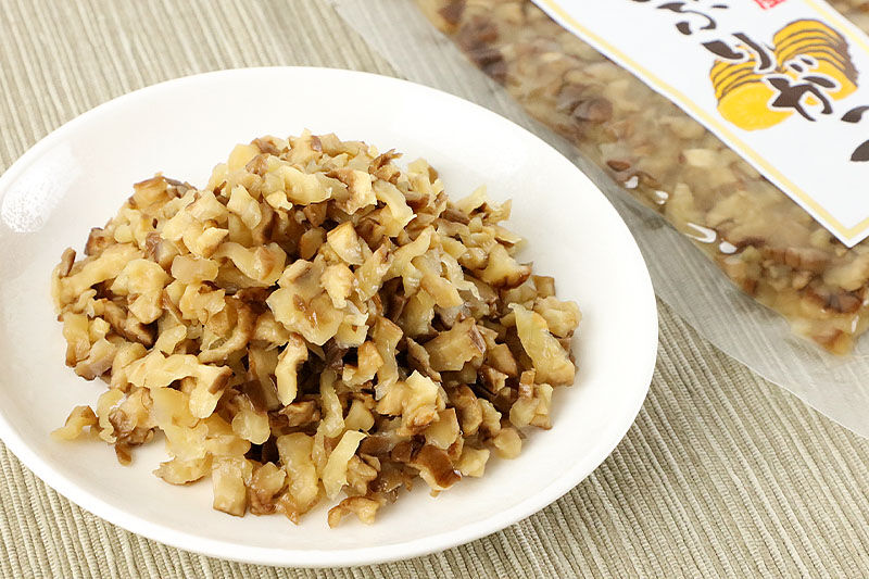 仙人の郷 東成瀬村のきざみがっこ 450g(150g×3袋)[5500円Eセット] ゆうパケット [ご当地グルメ お取り寄せ 名産 漬物 漬け物 沢庵 たくあん つけもの]