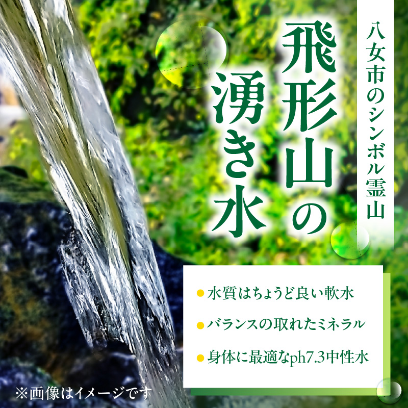 飛形の寶水（10ℓ）×2ケース【八女飛形蒸留所】 天然水 ナチュラルミネラルウォーター pH 7.3 地下水 軟水 飲料水 水 福岡県 八女市