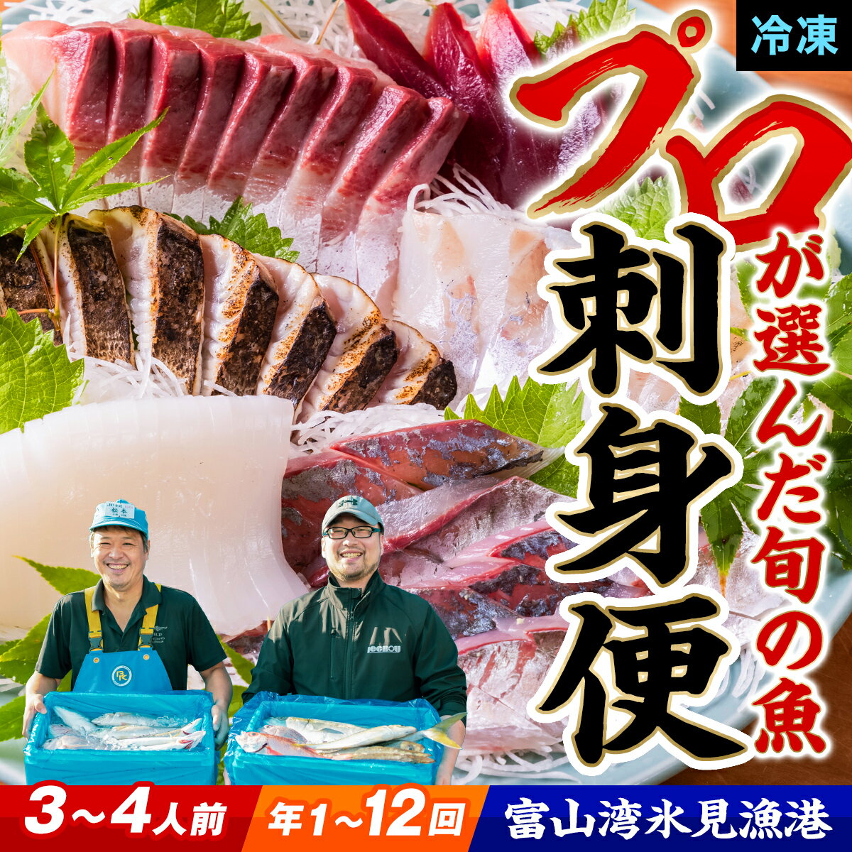 【ふるさと納税】《魚問屋直送》 氷見漁港で競り落としたお刺身詰め合わせセット 〈冷凍〉| 盛り合わせ 刺身セット サク 氷見漁港 柵 冷凍 瞬間凍結 切るだけ 国産 簡単調理 真空パック 富山 氷見