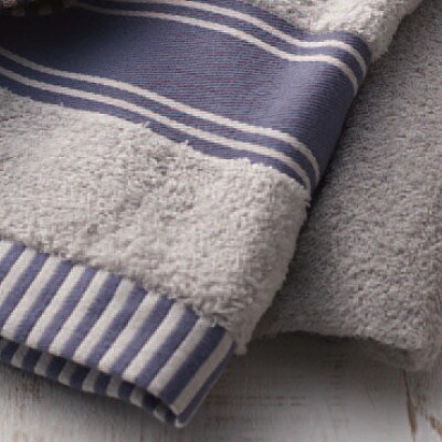 ホットマン1秒タオル　大判バスタオルギフト　グレー【1485532】