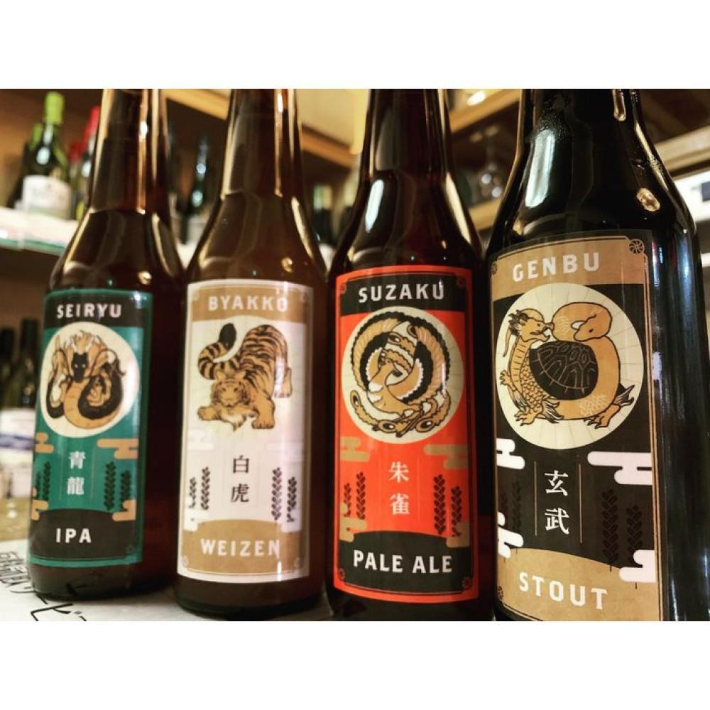 【ふるさと納税】四神ビールセット　（4種類×6本） | 奈良県 クラフトビール ビール 黒ビール 白ビール お酒 さけ 人気 おすすめ 送料無料 ギフト