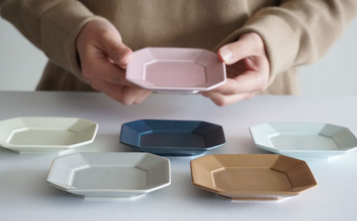 【波佐見焼】DAILY MAT シリーズ 角 小皿 6色セット【永峰製磁】【eiho】 [RA43]