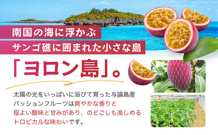 【2026年夏発送】パッションフルーツ (2kg24個入りバラ詰) 2026年6月～出荷開始 リリコイ 南国フルーツ デザート 人気 鹿児島県  与論町