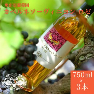 ふるさと納税 雲南市 カベルネソーヴィニヨン・ロゼ 750ml×3本 ミディアムボディ