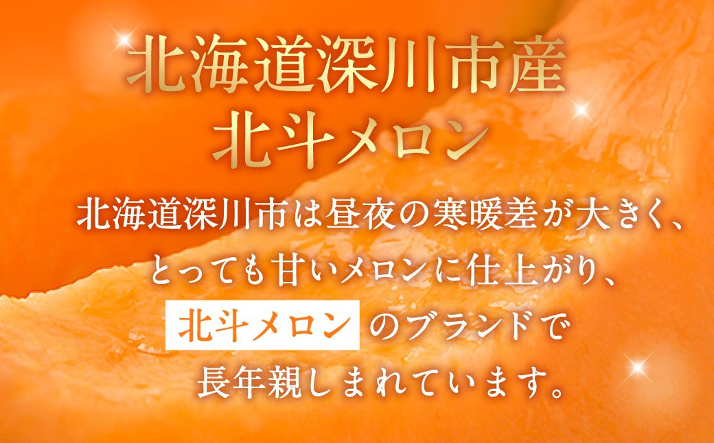 北斗メロン（ Lサイズ） 5玉（合計約7.5kg）