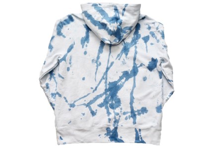 パーカー ASCENSION  藍染め アブストラクト パーカーB 1枚 ファッション 服 男性 メンズ 女性 レディース  M