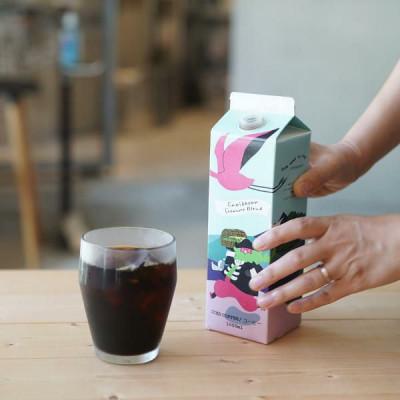 ふるさと納税 和泉市 アイスコーヒー　カリビアントレジャーブレンド【無糖】　1,000ml×6本　　自社焙煎 |  | 01