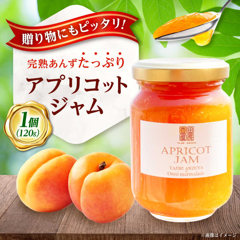【ふるさと納税】ジャム 田尻あんずのアプリコットジャム 120g 1個入り おすすめ 人気 フルーツジャム トースト ヨーグルト パンケーキ 瓶詰め ギフト お取り寄せグルメ 送料無料 あんず アプリコット 杏 フルーツ 果物 15000円 広島県福山市/田尻杏屋[BAEK002]