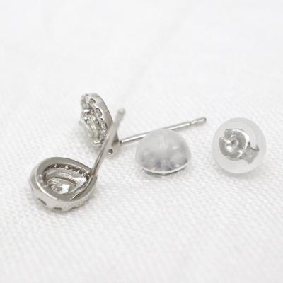 ふるさと納税 甲府市 甲府市発 プラチナ ダイヤモンド ピアス 0.4ct ペアシェイプ [PS-0641-2PT] |  | 02