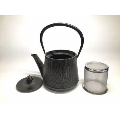 ふるさと納税 奥州市 南部鉄器 鉄瓶 ウッドグレイン (ひさご色) 0.6L 伝統工芸品 [AK019] |  | 02