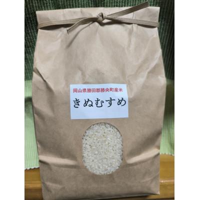 ふるさと納税 勝央町 岡山県勝央町産　きぬむすめ(精米)　3kg　