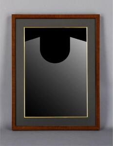 【大川市】 スポフレミニ ユニフォーム額縁（写真なし）【茶】