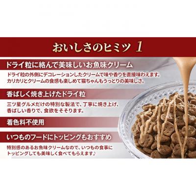 ふるさと納税 伊丹市 銀のスプーン三ツ星グルメ お魚クリーム 毛玉ケア まぐろ・かつお味　[54030347] |  | 03