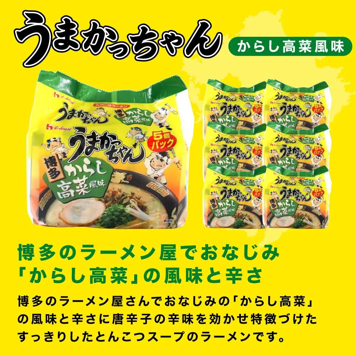 VY011 うまかっちゃん からし高菜風味 合計30袋