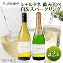 【ふるさと納税】YOAKENO 飲み比べ（天王原シャルドネ・シャルドネスパークリング）各1本 ふるさと納税ワイン シャルドネ スパークリングワイン 酒 果実酒 ギフト プレゼント 晩酌 宅飲み 家飲み キャンプ BBQ パーティー のし 名入れ不可 送料無料 山梨県 笛吹市 177-4-074