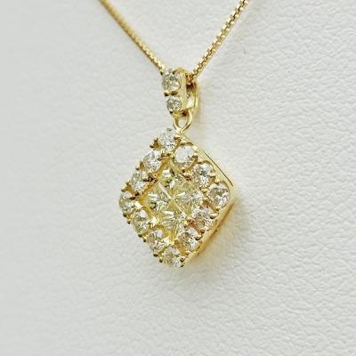 ふるさと納税 甲府市 甲府市発 k18イエローゴールド ダイヤモンドペンダント 0.5ct [PP-2990-1YG] |  | 01