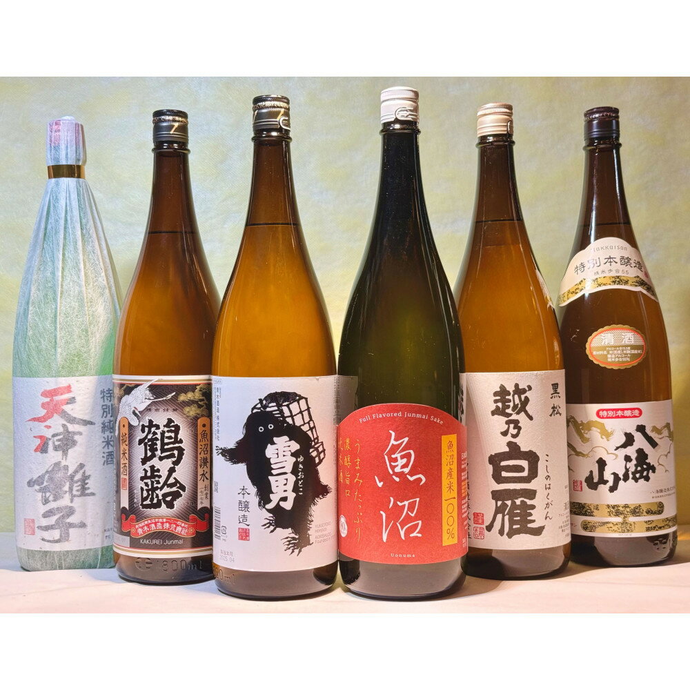 【ふるさと納税】心も温まる雪国越後のお燗酒(1800ml×6本)