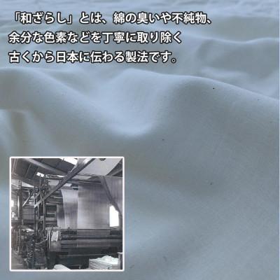 ふるさと納税 和歌山市 和晒しガーゼ 綿100%寝具カバー【シングル】2点セット(ブルー)774和晒-2P-S-BL |  | 01