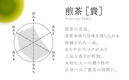 日本茶専門店【貴茶－ＴＡＫＡＣＨＡ】極上煎茶セット［極］　リーフ　K068-023 茶 高級 セット 貴茶 ふるさと納税 鹿児島 おすすめ ランキング プレゼント ギフト