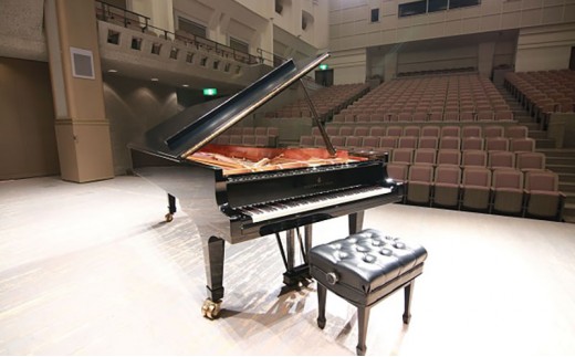 
田園ホール・エローラ（松伏町中央公民館ホール）コンサート用ピアノ・スタインウェイD-274コンサートグランド　2時間試弾券
