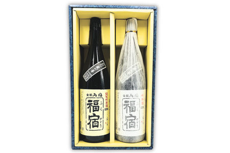 地酒 純米吟醸酒 & 吟醸酒 福宿 呑み比べセット 1800ml 各1本 [角星 宮城県 気仙沼市 20562986] 酒 お酒 日本酒 飲み比べ