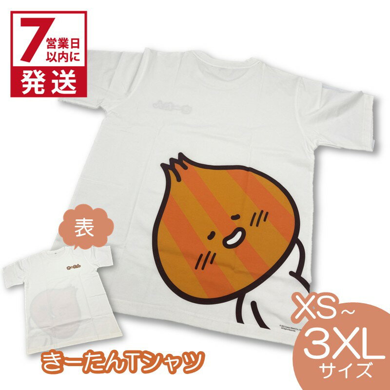 【ふるさと納税】《7営業日以内に発送》きーたんTシャツ XS〜3XL