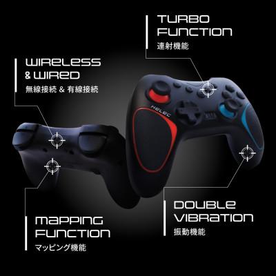 ふるさと納税 寝屋川市 Switch用 ワイヤレス コントローラー へレック パッド アルデバラン レッドブルー×4個 |  | 02