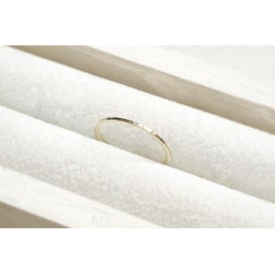 ふるさと納税 大府市 K10 極細スジ リング(ハンドメイド)【9号】