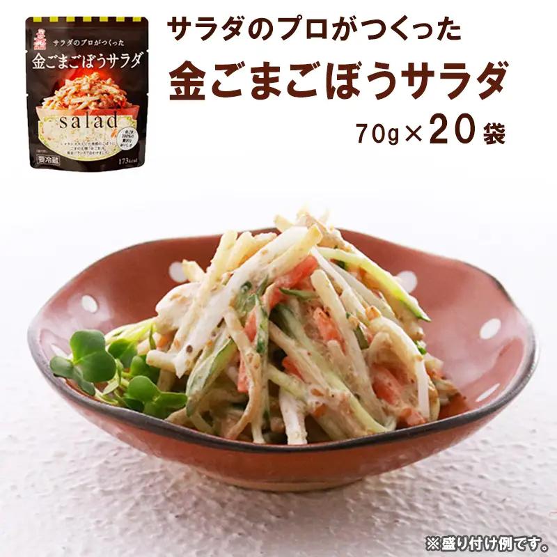 金ごまごぼう サラダ パウチ 20袋 惣菜