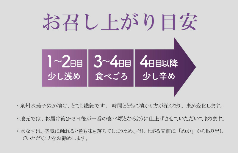 【先行予約】特選水なす浅漬け6個入 010B1038_イメージ4