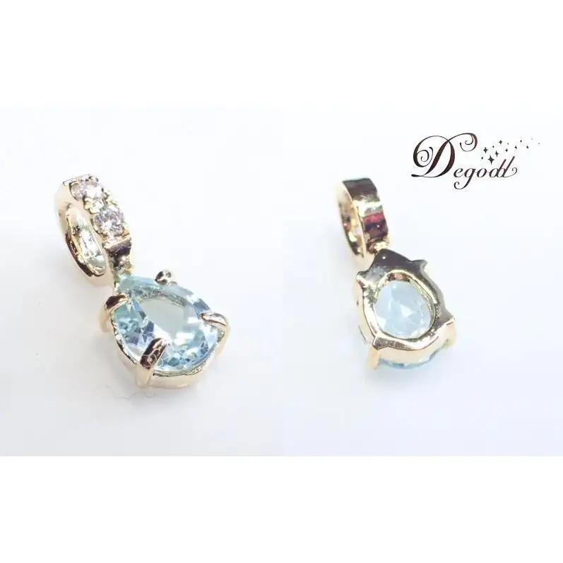 Ｄegoddデゴッド ブルートパーズPSネックレス ネックレス 首飾り 天然石ネックレス アクセサリー 天然石アクセサリー ジュエリー シンプル 普段使いアクセサリー