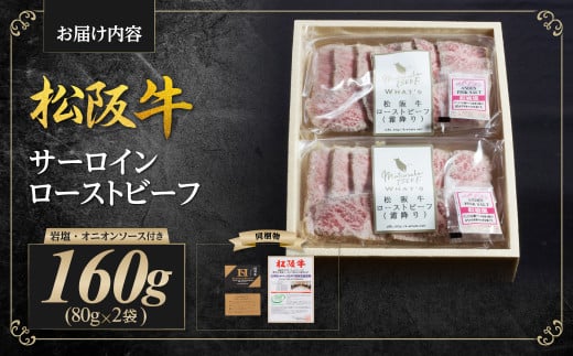 SS-67　松阪牛のローストビーフ（霜降り）