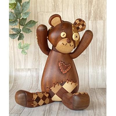 ふるさと納税 養父市 【cotree】ステッチベア　リペアード 〜繕いの魔法が宿る木のくま〜