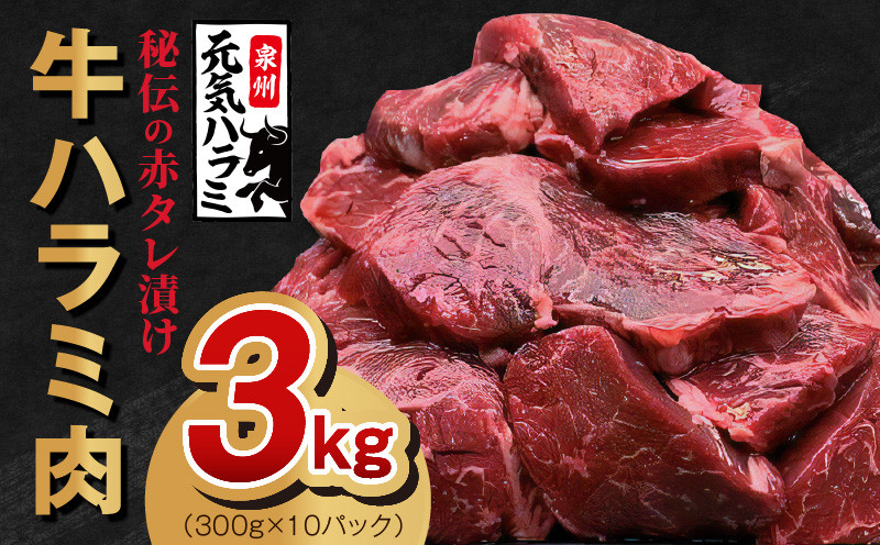 
牛ハラミ 総量 3kg タレ漬け 味付き 小分け 300g×10P【牛肉 焼肉用 焼くだけ 冷凍 小分け 焼肉 BBQ 肉厚 人気 高評価 訳あり サイズ不揃い 家計応援 消費応援品 数量限定】
