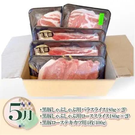 【発送月固定定期便】鹿児島県産黒豚三昧 EE0-0005 全4回_肉 しゃぶしゃぶ 牛肉 牛しゃぶ  肉  牛肉   肉 しゃぶしゃぶ 豚肉 豚しゃぶ  肉 ハンバーグ 豚肉   肉 ソーセージ・ウイ