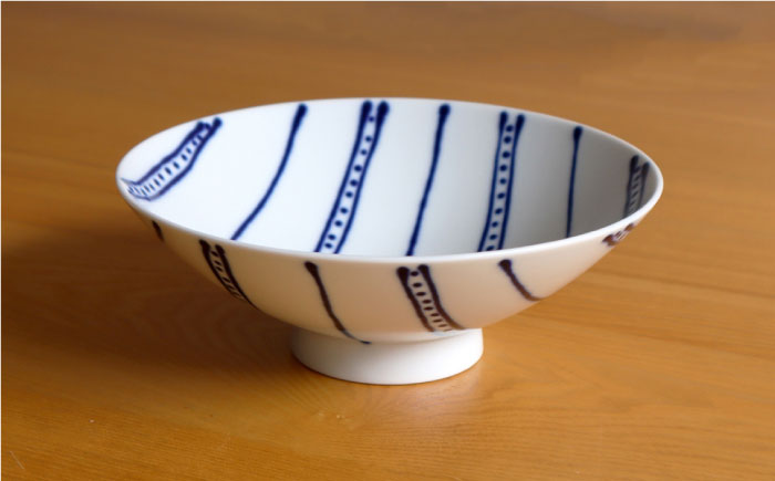 【白山陶器】やや大ぶりな浅めのお茶わん「平茶わん」 ペアセット 茶碗 【波佐見焼】[TA127]