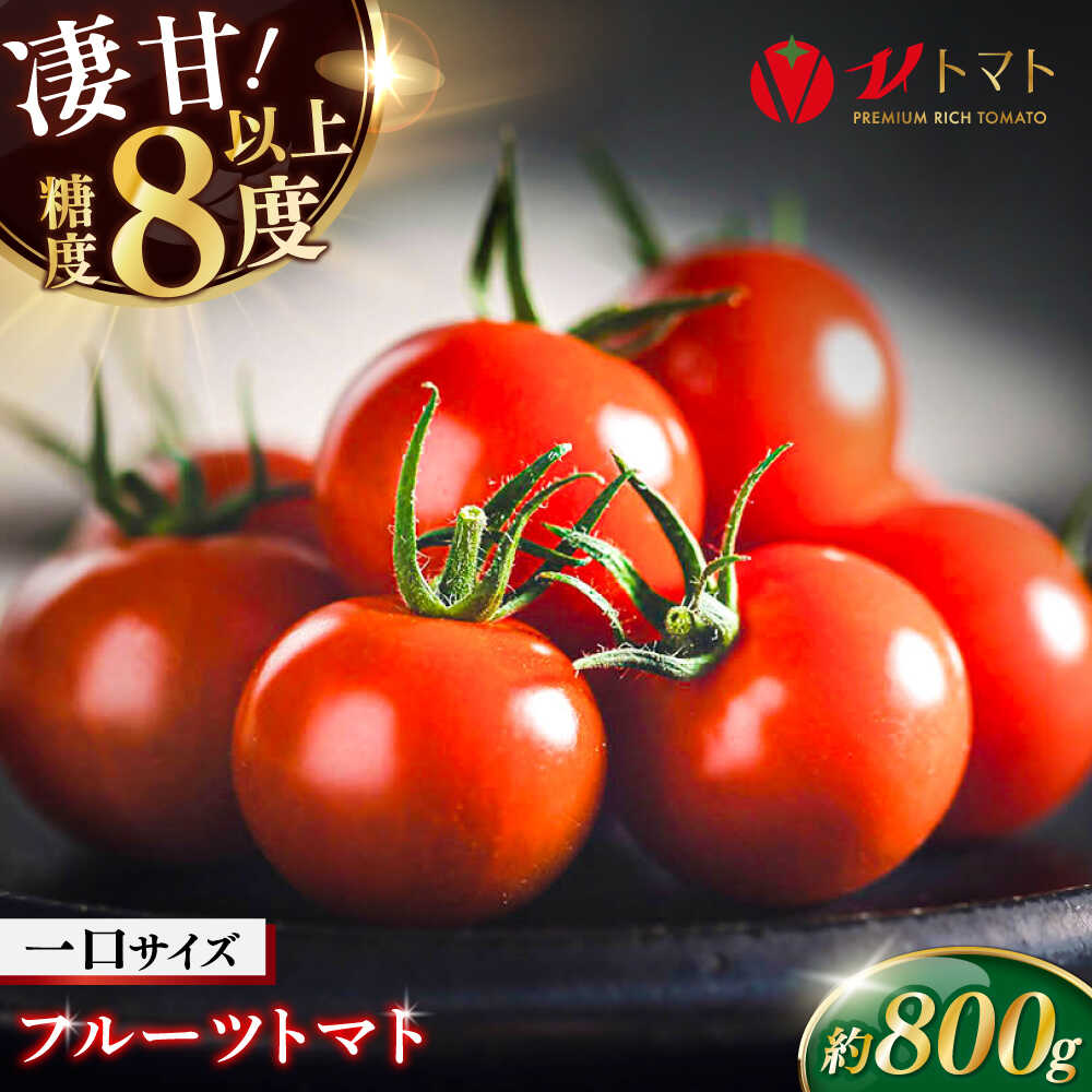 【ふるさと納税】【先行予約】【数量限定】V トマト 糖度8度以上 800g フルーツトマト とまと 濃厚 高糖度 高栄養 限定【株式会社ブイ・テクノロジー】神奈川 横須賀 野菜 サラダ 子ども 食卓 [AKBL004]