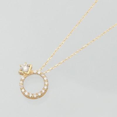 ふるさと納税 昭和町 K18 0.15ct ダイヤモンド ペンダントネックレス HH-019750 |  | 01