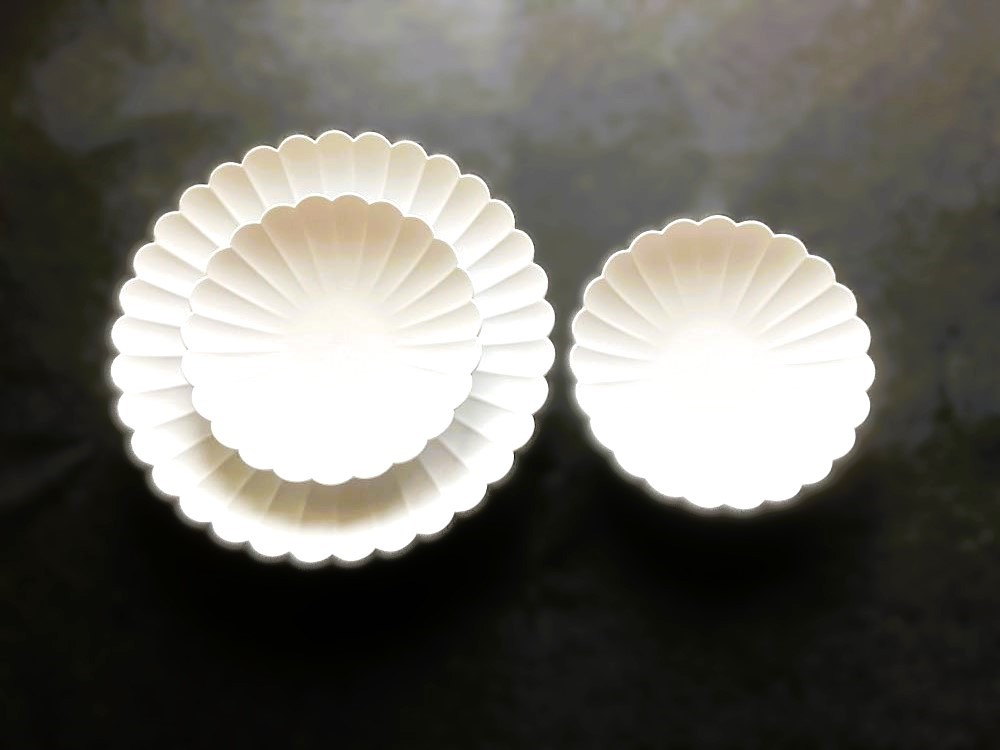 
                  【セット】1616/arita japanパレスプレート(gray) 中小3枚セット<160×1，110×2>
                