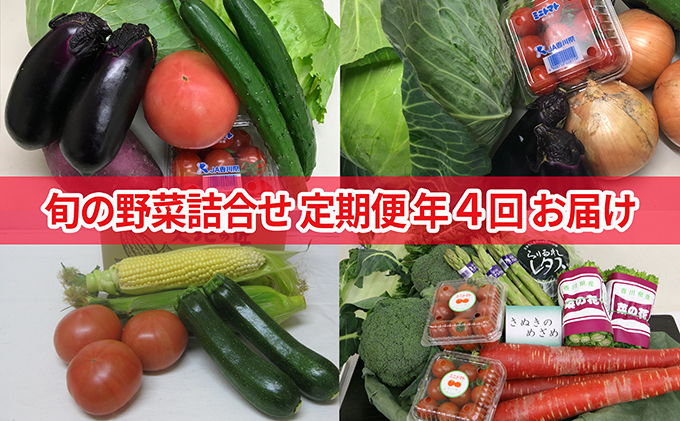 旬の野菜詰合せ（年間4回定期便） 野菜類 セット 頒布会