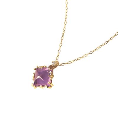 ふるさと納税 甲府市 K10YG アメジスト ネックレス(No.56:24177052) |  | 01