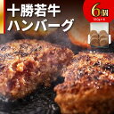 【ふるさと納税】十勝若牛100％使用！ 十勝若牛 ハンバーグ 100g × 6個 牛肉 肉 ブランド牛 国産 惣菜 小分け 豊かな旨味 贈り物 冷凍 お取り寄せ ギフト お中元 お歳暮 お中元 夏 夏ギフト お中元ギフト のし 熨斗 北海道 清水町 送料無料