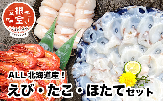 B-24020 シマエビ400g・タコしゃぶ500g・ほたて300gセット