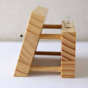 SC0231　アロマ香る 木製の置時計