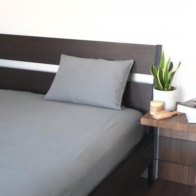 ふるさと納税 泉佐野市 【tissu decoton/ダブルガーゼ】SGフラットシーツ&ピローケース(グレー) G1964 |  | 01