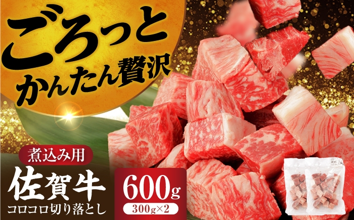 佐賀和牛コロコロ切落し 一ノ瀬畜産 600g(300g×2袋)