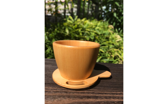 
No.079 HINOKI Coffee Dripper ／ ヒノキ 木工 ドリッパー 愛知県
