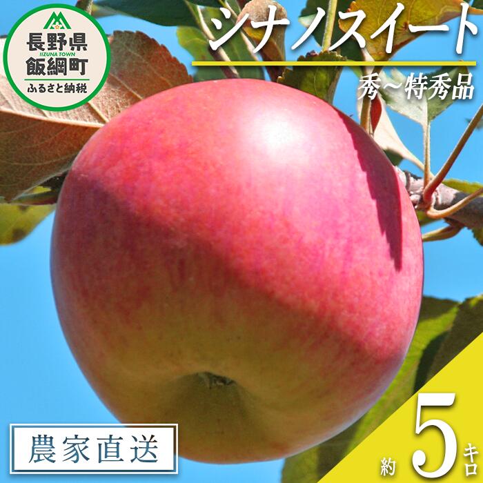 【ふるさと納税】 りんご シナノスイート 秀 〜 特秀 5kg 丸山りんご園 沖縄県への配送不可 令和7年度収穫分 長野県 飯綱町 〔 信州 果物 フルーツ リンゴ 林檎 長野 15000円 予約 農家直送 〕発送時期：2025年10月上旬〜2025年11月上旬 {***}